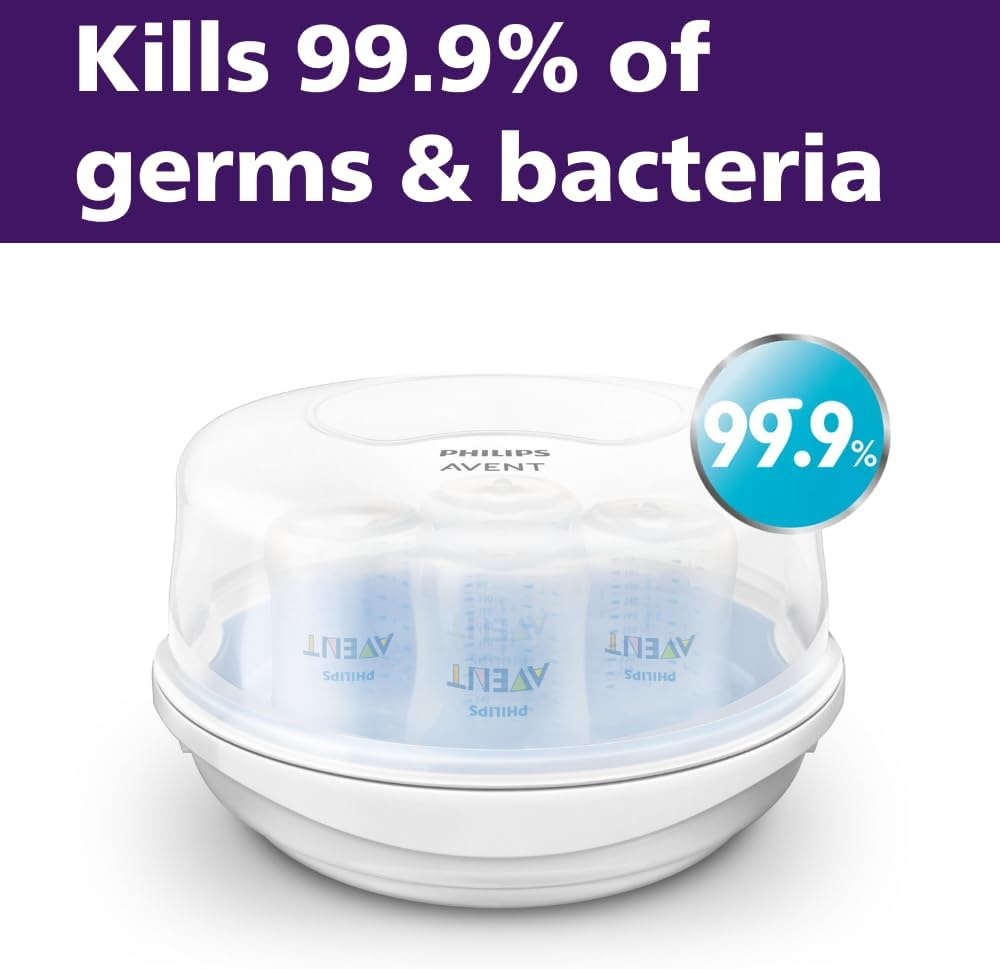 Philips Avent Stérilisateur vapeur pour micro-ondes - Jusqu'à 59% de réduction