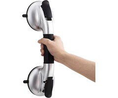 Poignée de maintien ventouse 38 cm - Noir - Jusqu'à -55%