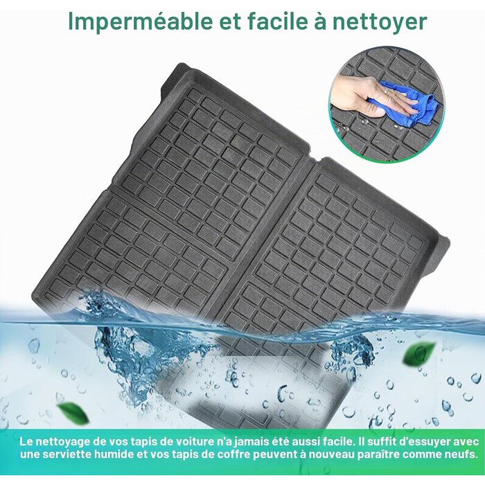 Gafat Tapis de coffre pliable pour SUV électrique - Protection premium - Jusqu'à -63%