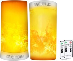 Lot de 2 Lampes LED Flamme Réaliste Rechargeables - Jusqu'à -57%