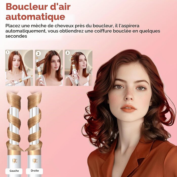 Mogawave Styler 6-en-1 multifonction : séchage, lissage et boucles - Jusqu'à -62%