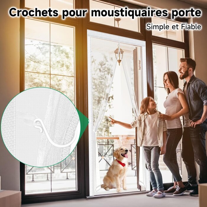 Rideau de porte magnétique 100x210 cm - Fibre de verre - Jusqu'à -57%