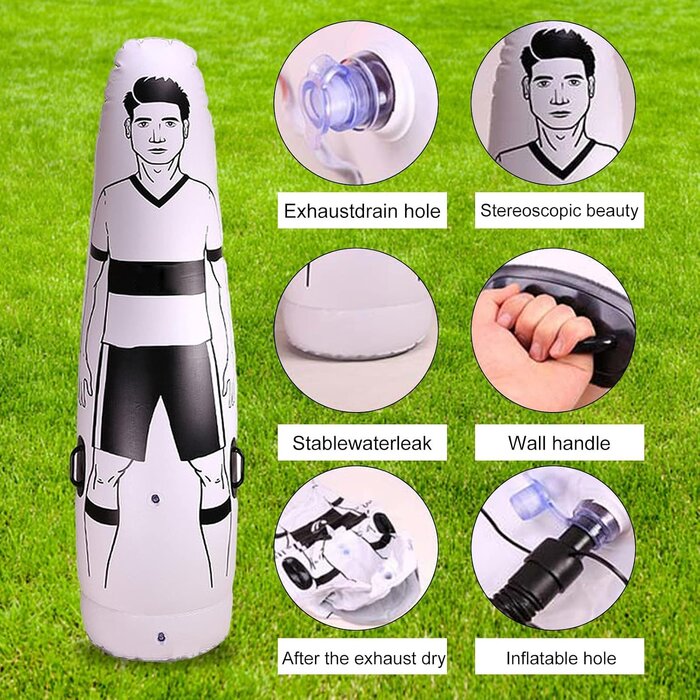 Mannequin d'entraînement de football 175 cm - Jusqu'à 60% de remise