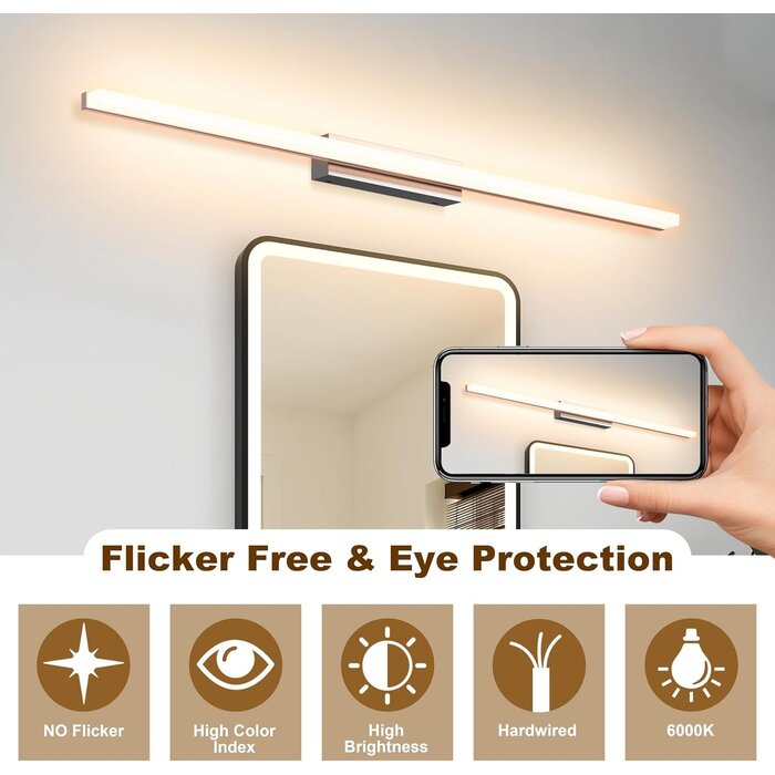 Applique LED miroir salle de bain 60cm - Jusqu'à 60% de réduction