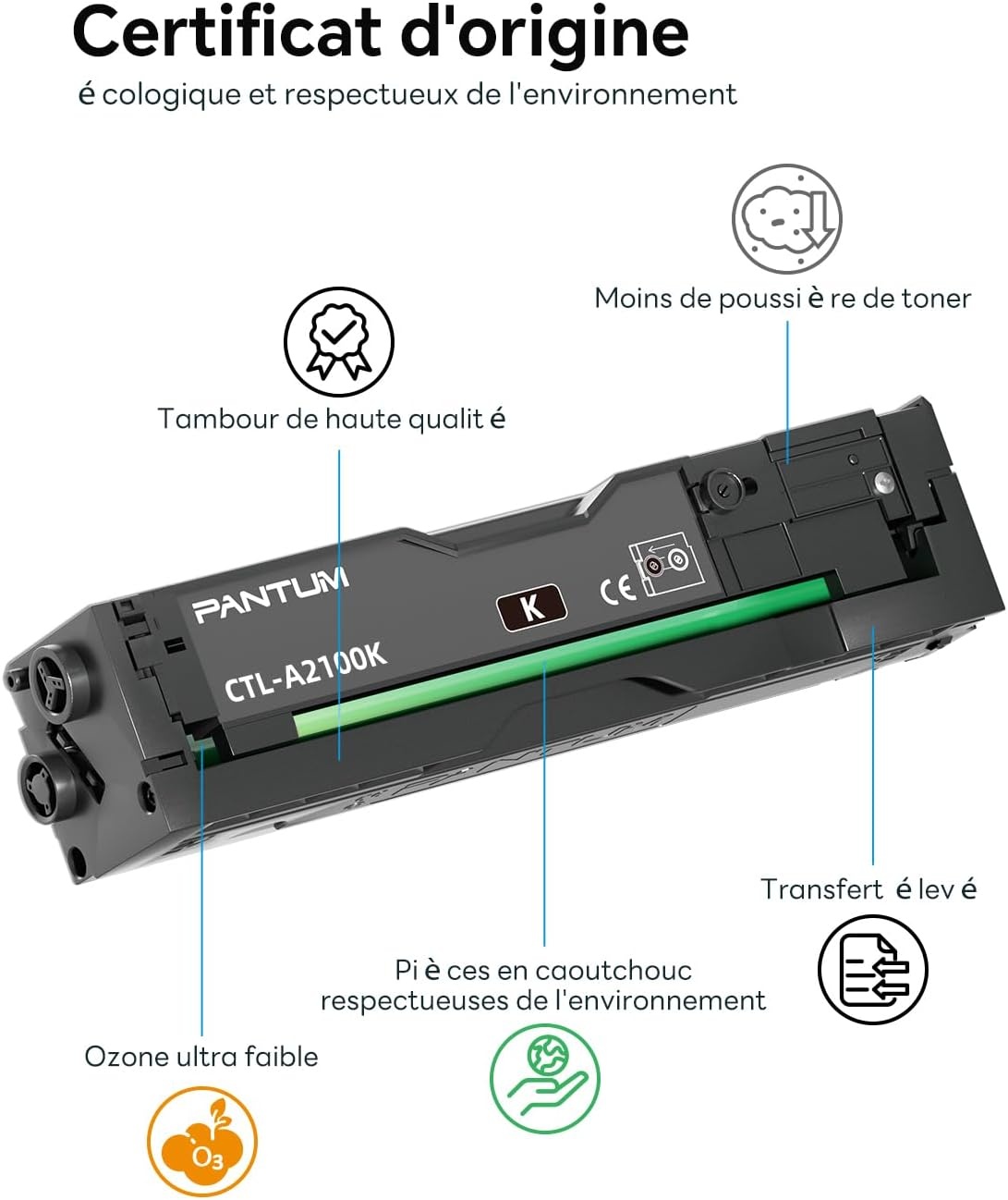 Toner Noir pour Imprimante Laser - Jusqu'à 29% de réduction