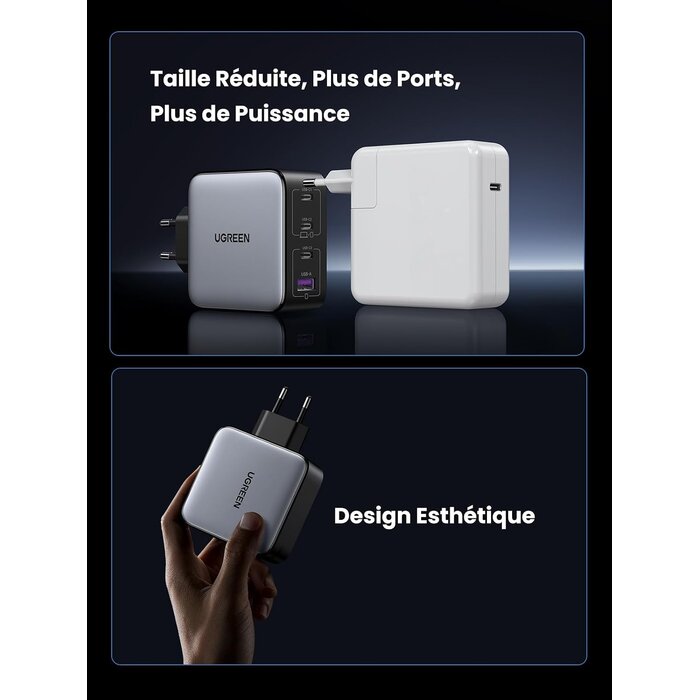 Chargeur USB-C 100W 4 Ports GaN - Jusqu'à 33% de remise