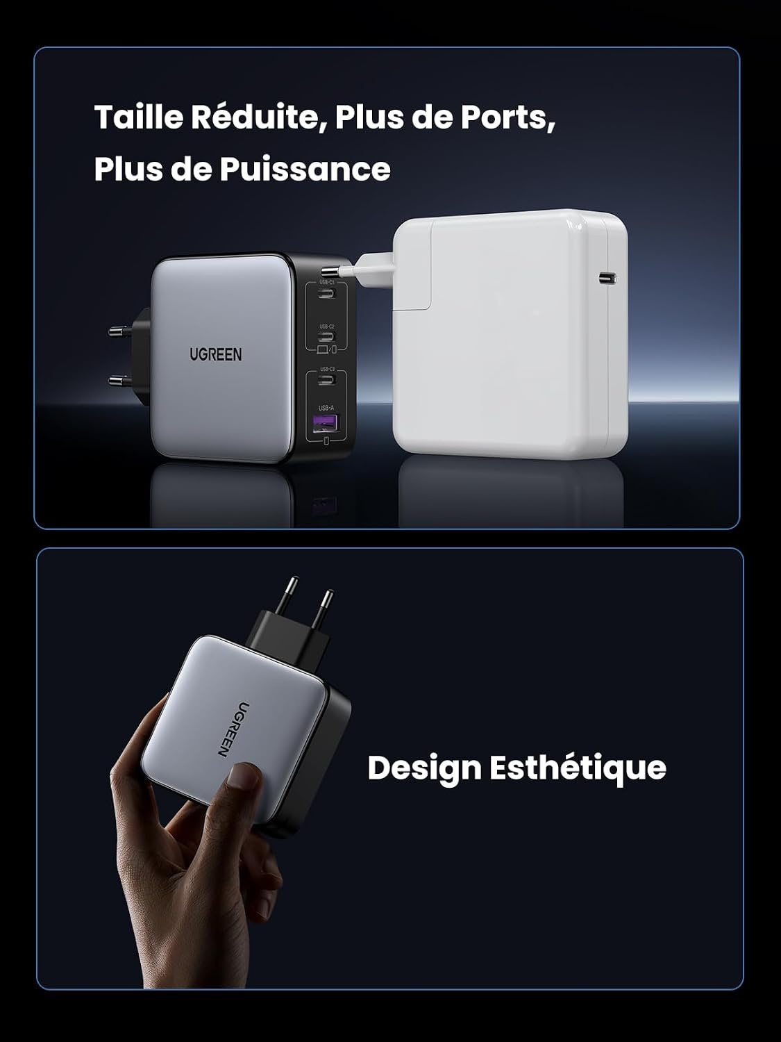 Chargeur USB-C 100W 4 Ports GaN - Jusqu'à 33% de remise
