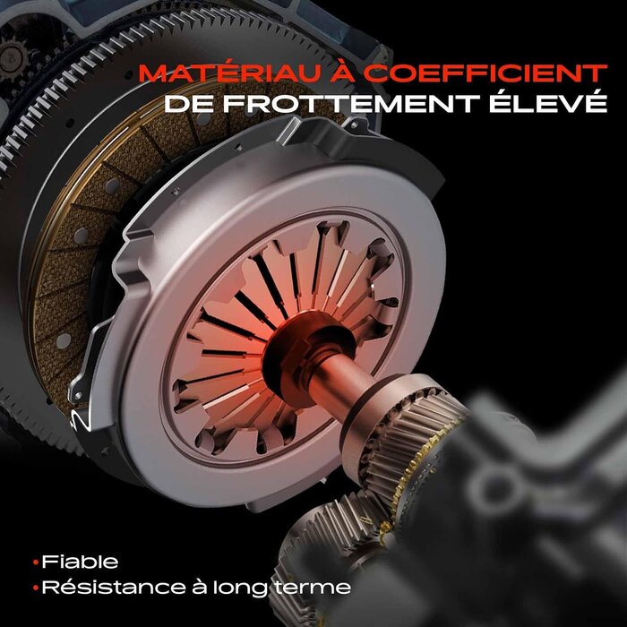 Frankberg Kit embrayage 200 mm 18 dents Peugeot Partner / Citroën Berlingo - Jusqu'à 63%