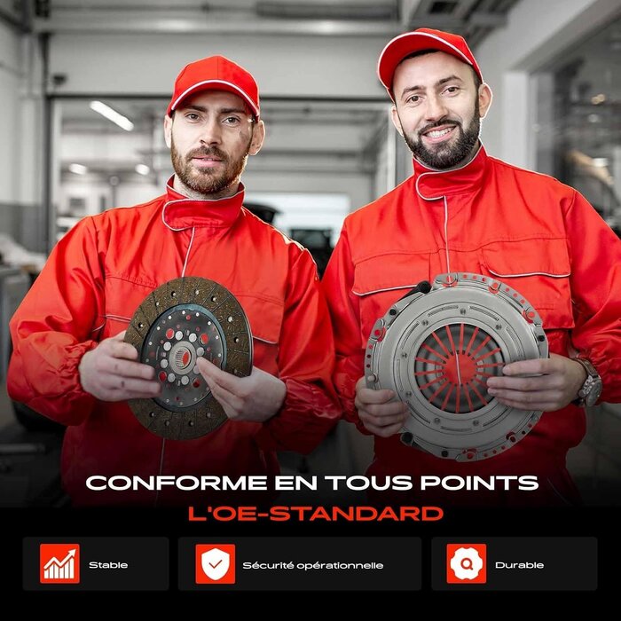 Frankberg Kit embrayage 200 mm 18 dents Peugeot Partner / Citroën Berlingo - Jusqu'à 63%