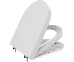 Abattant WC en D universel Duroplast - Frein de chute - Jusqu'à -55%