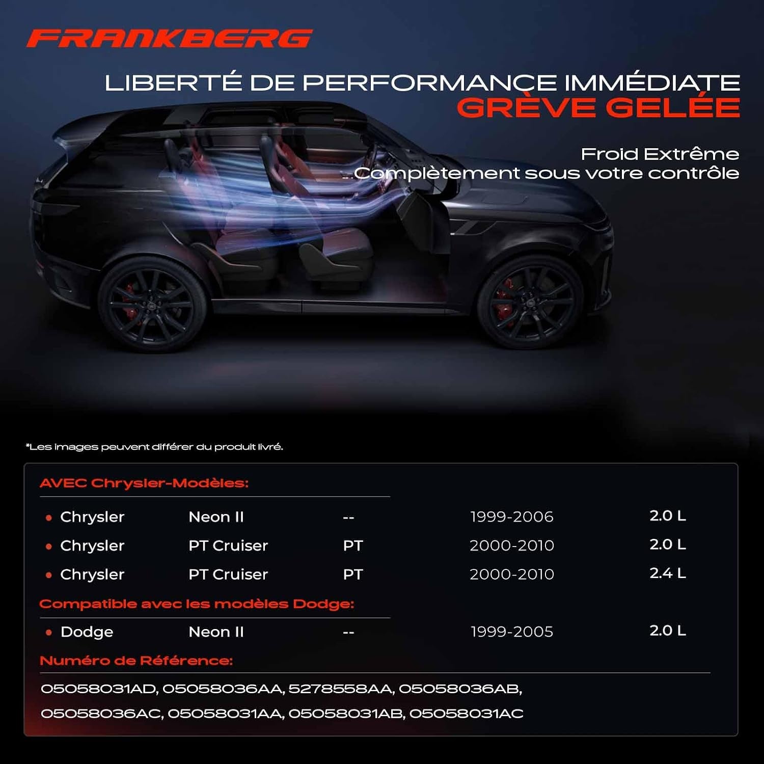 Compresseur clim pour Chrysler et Dodge (Auto) - Jusqu'à 65% de remise