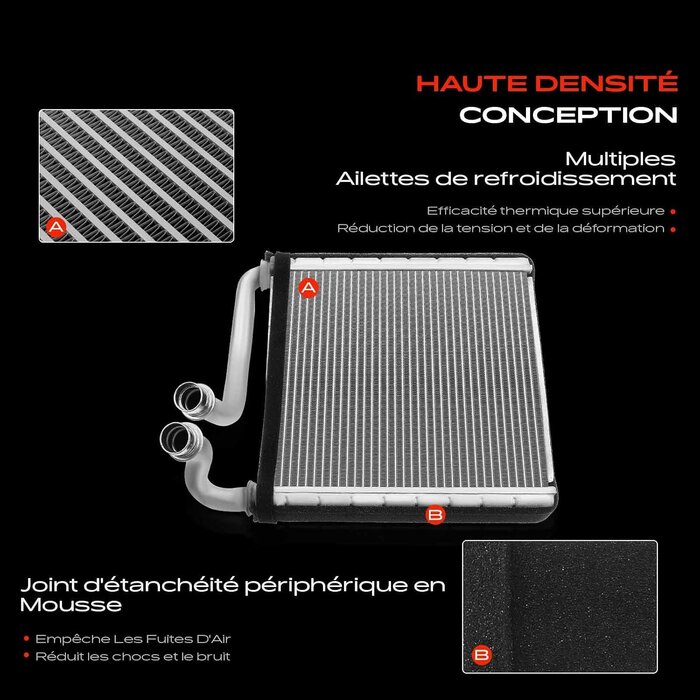Frankberg Radiateur de chauffage VW Beetle et Passat - Jusqu'à -62% de remise