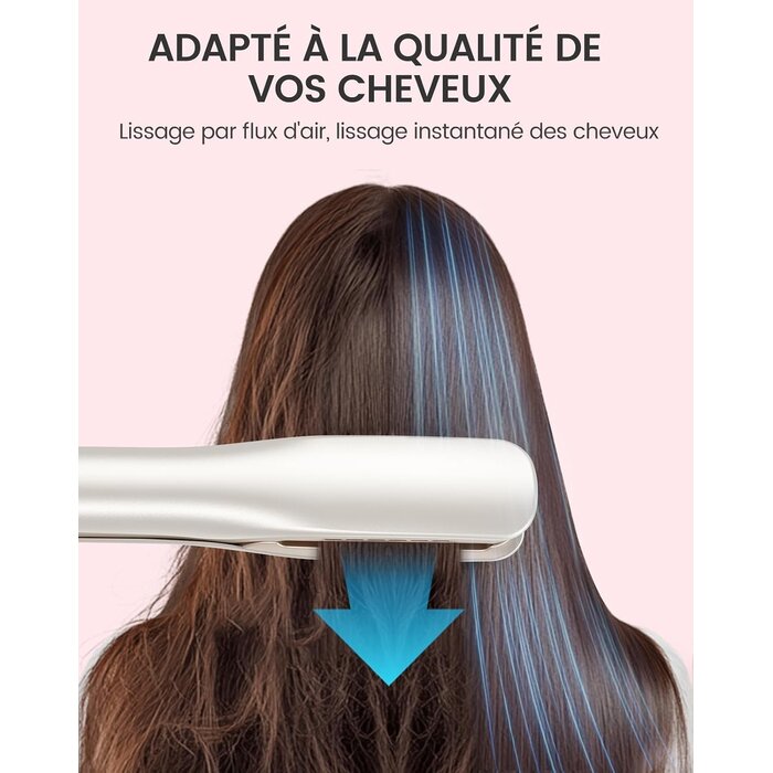 Lisseur à air chaud - Coiffure rapide et professionnelle - Jusqu'à -61%