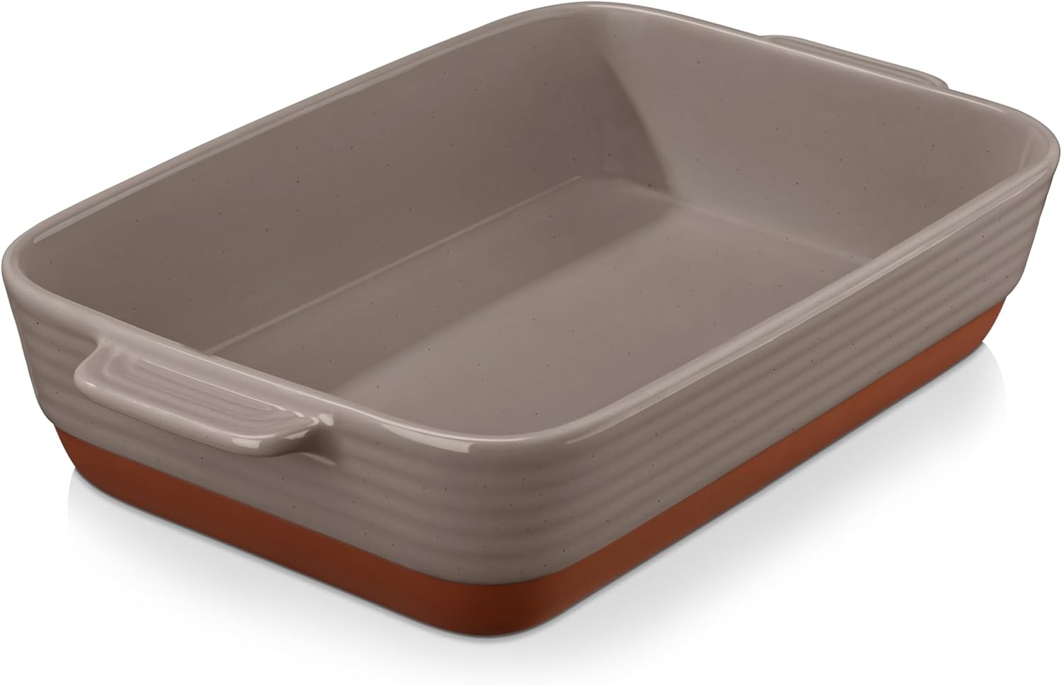 Plat à four rectangulaire en céramique 4,8L - Ivoire - Jusqu'à -59%