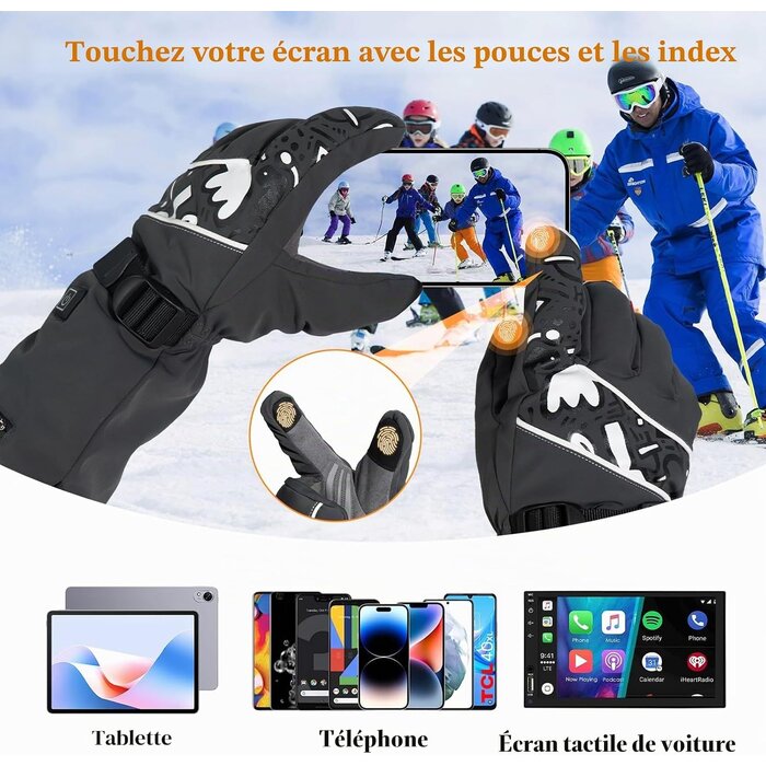 Gants chauffants rechargeables - Jusqu'à -56% sur votre équipement hiver