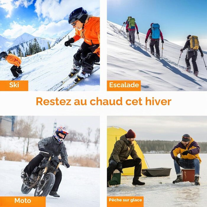 Gants chauffants rechargeables - Jusqu'à -56% sur votre équipement hiver
