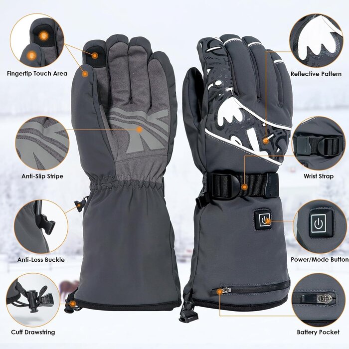 Gants chauffants rechargeables - Jusqu'à -56% sur votre équipement hiver