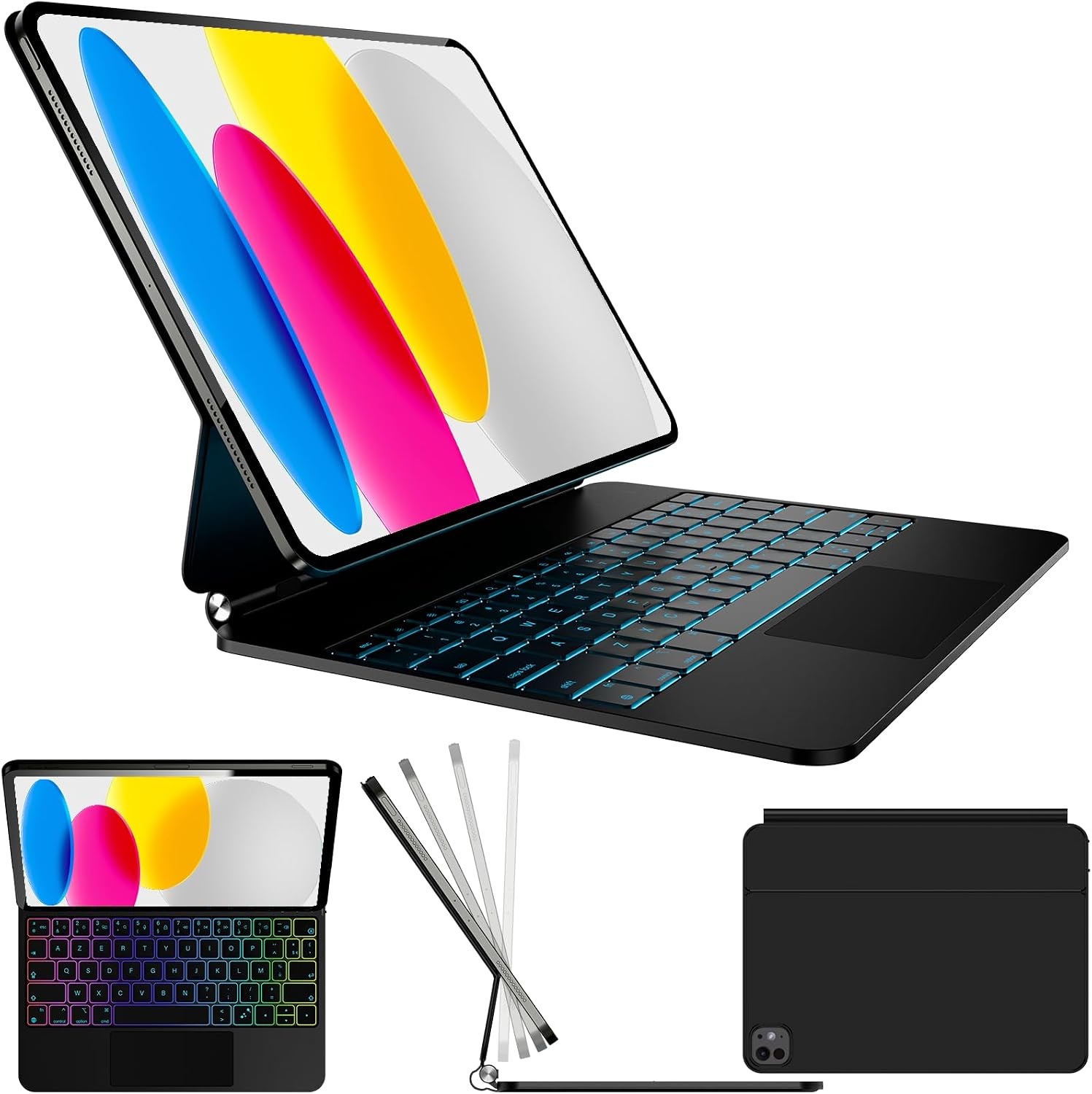 Étui clavier pour iPad 10 (2022) avec trackpad - Jusqu'à 34% de remise