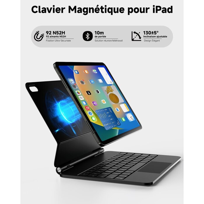 Étui clavier pour iPad 10 (2022) avec trackpad - Jusqu'à 34% de remise