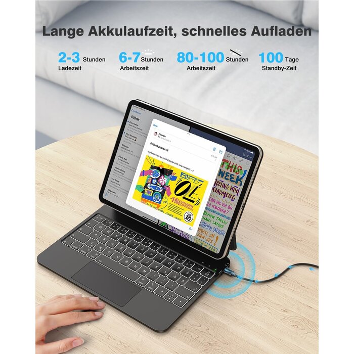Étui clavier magnétique iPad 11" : jusqu'à 34 % de remise - Outlet