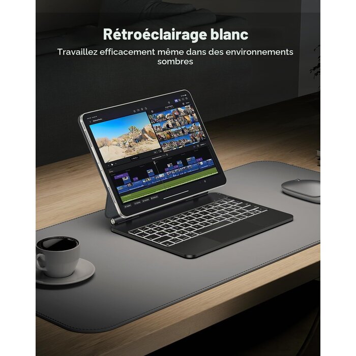 Étui clavier magnétique iPad 11" : jusqu'à 34 % de remise - Outlet