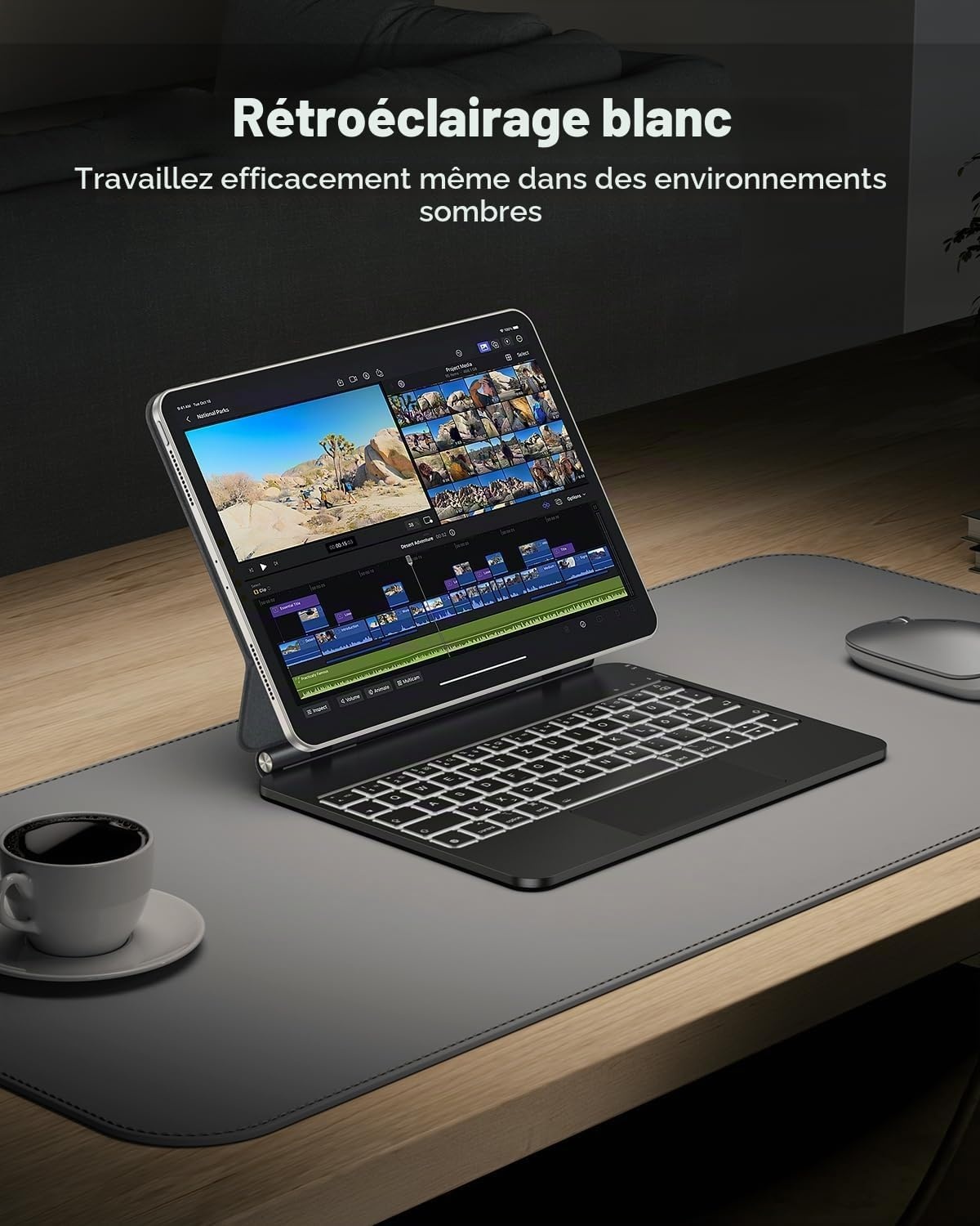 Étui clavier magnétique iPad 11" : jusqu'à 34 % de remise - Outlet