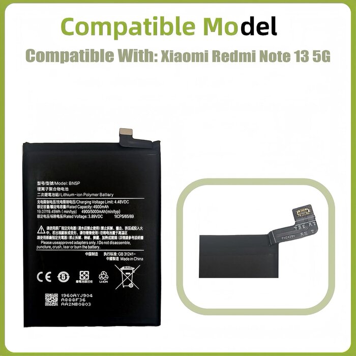 Batterie de remplacement 5000 mAh - Jusqu'à 53% de réduction