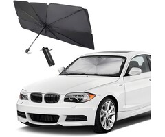 Pare-soleil auto pliable type parapluie - 135x79 cm - Jusqu'à -50%