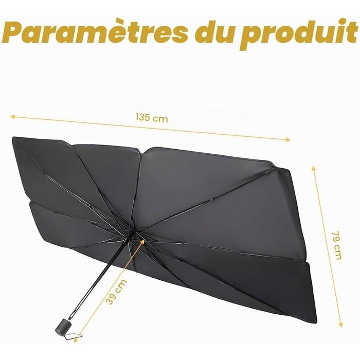 Pare-soleil voiture pliable argenté - Jusqu'à -53% de réduction