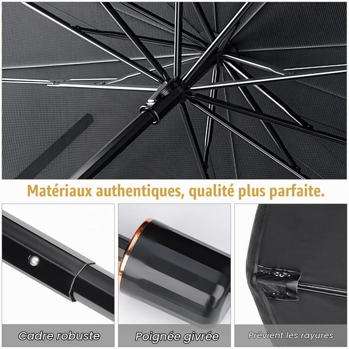 Pare-soleil voiture pliable 135x79cm - Protection UV - Jusqu'à -53%