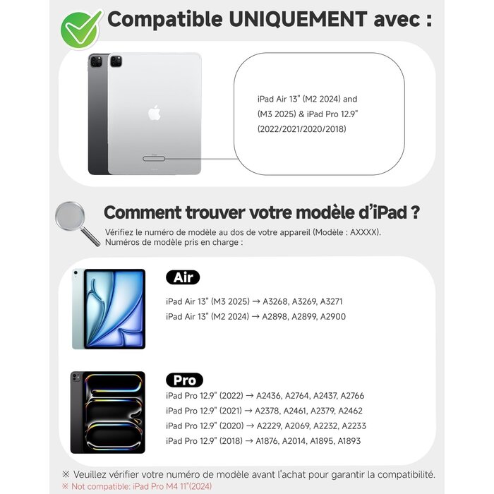 Clavier pour iPad Air 13" et Pro 12,9" - Jusqu'à 34% de remise