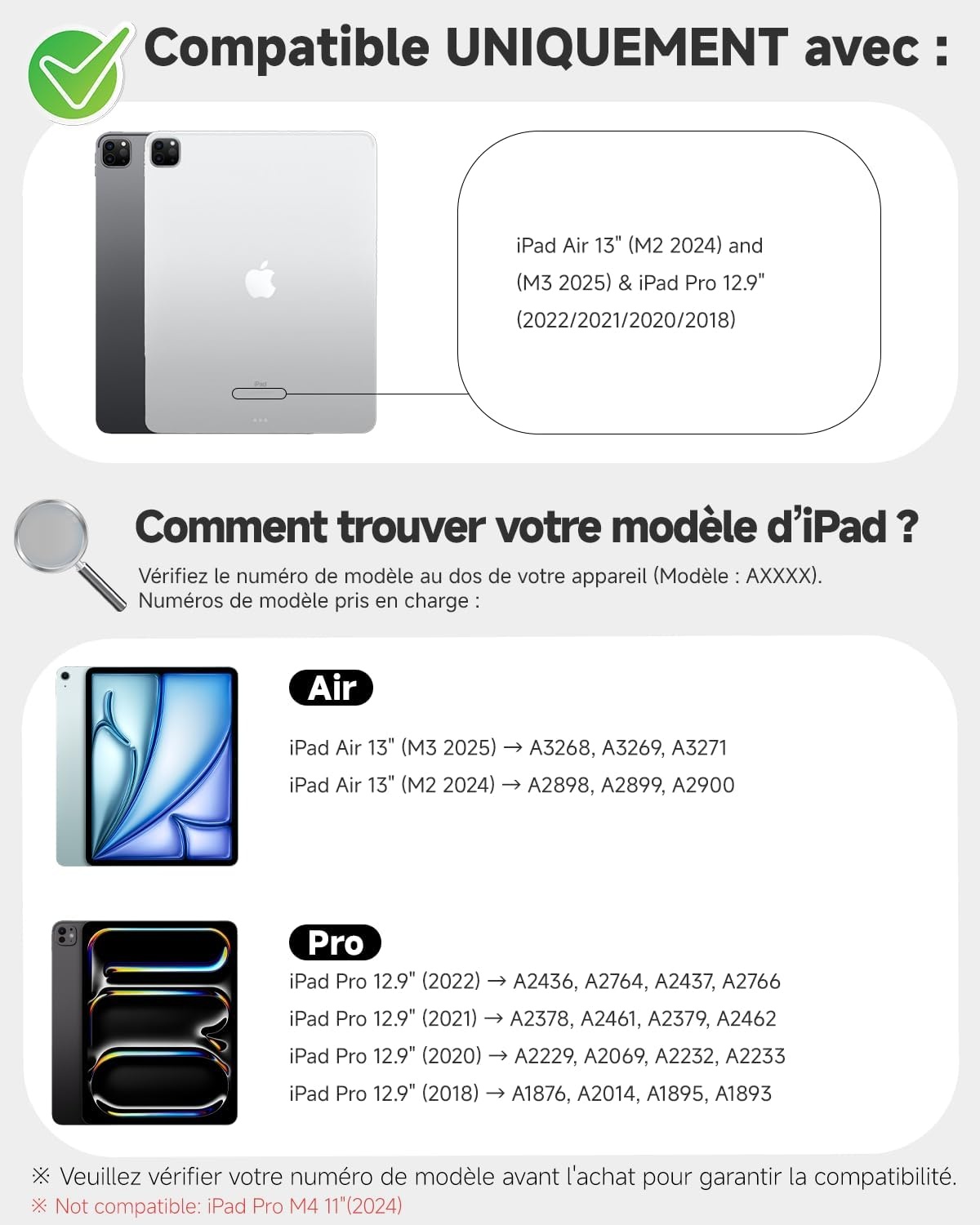 Clavier pour iPad Air 13" et Pro 12,9" - Jusqu'à 34% de remise
