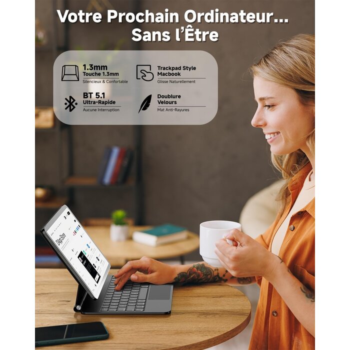 Clavier pour iPad Air 13" et Pro 12,9" - Jusqu'à 34% de remise