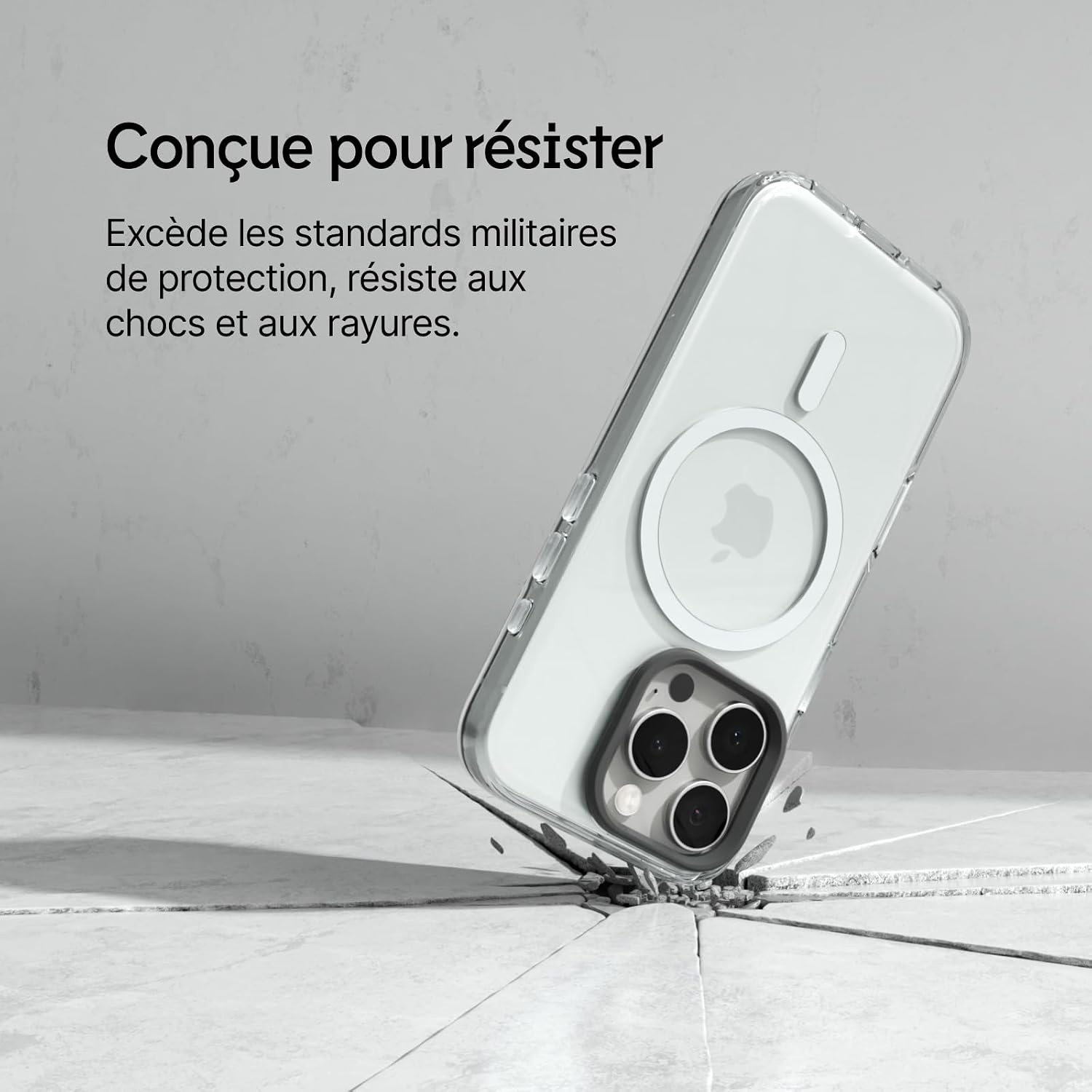 Coque iPhone 16 Pro MagSafe - Transparente - Jusqu'à -55% de remise