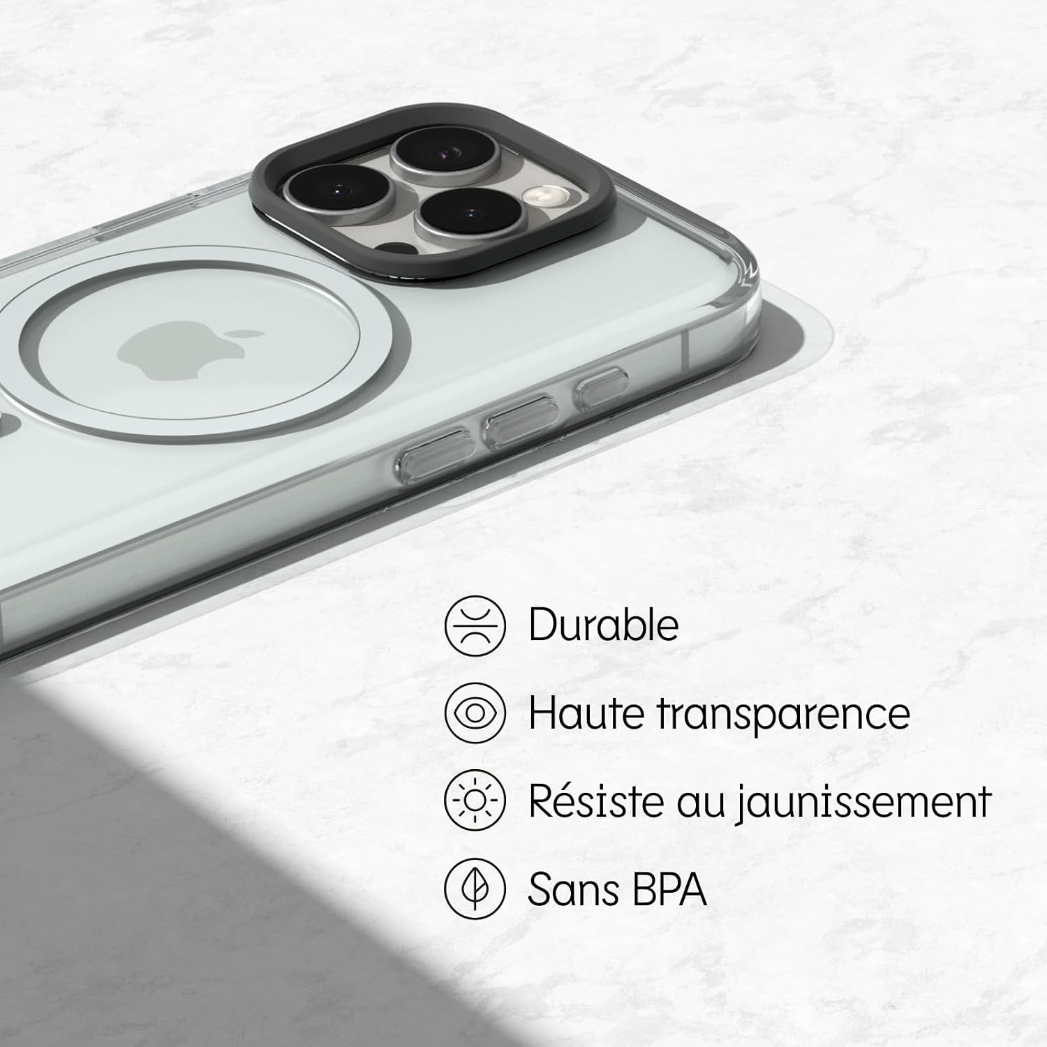 Coque iPhone 16 Pro MagSafe - Transparente - Jusqu'à -55% de remise