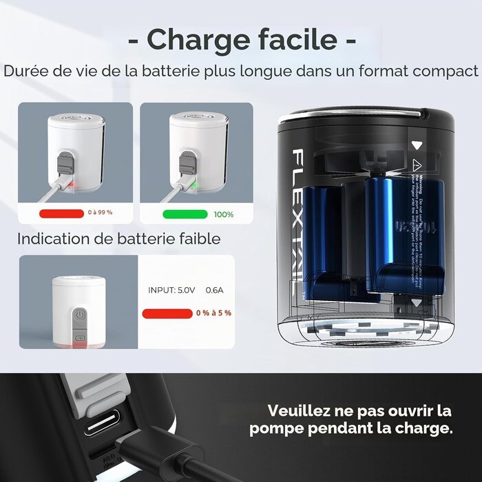 Mini pompe à air électrique portable - Jusqu'à 60% de réduction