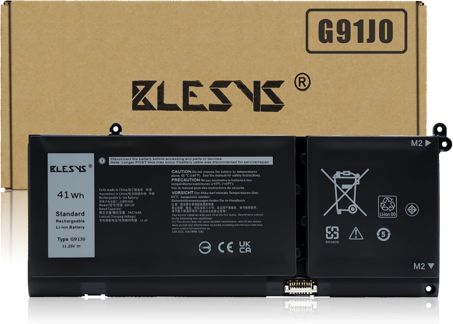 Batterie pour ordinateur portable - Compatible Dell - Jusqu'à 61% de réduction
