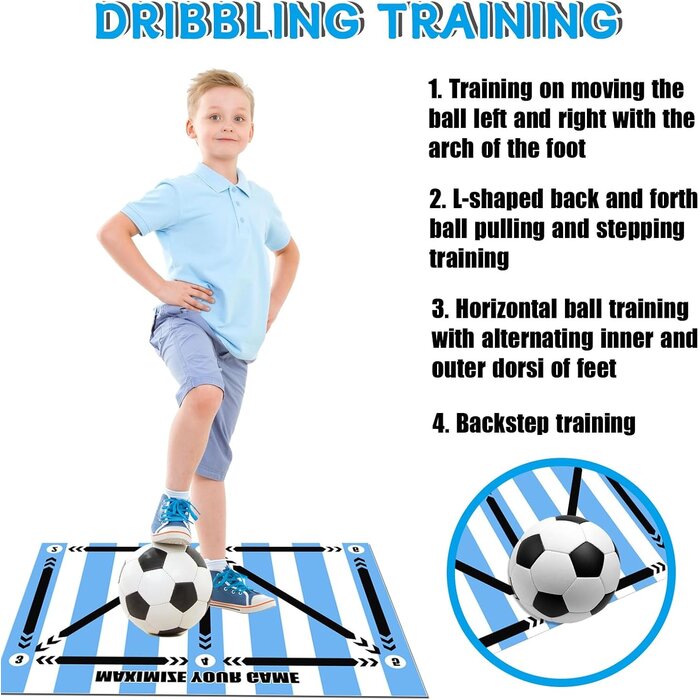 Tapis d'entraînement football 60x90cm - Jusqu'à -57% sur l'outlet