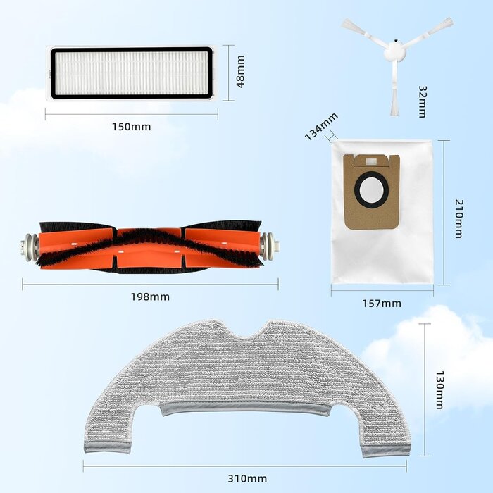 Kit d'accessoires 18 pièces pour robot aspirateur - Jusqu'à -58%