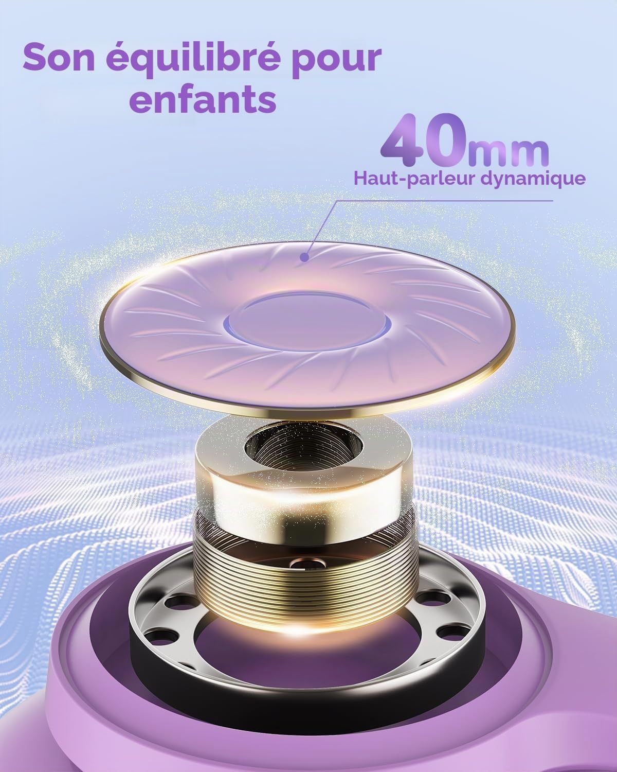 Casque audio enfant sans fil avec réduction de bruit - Jusqu'à 62% de remise