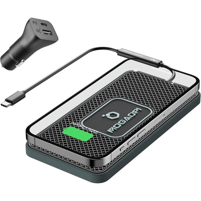 Chargeur voiture sans fil 15W + double port USB 20W : jusqu'à -56% de remise