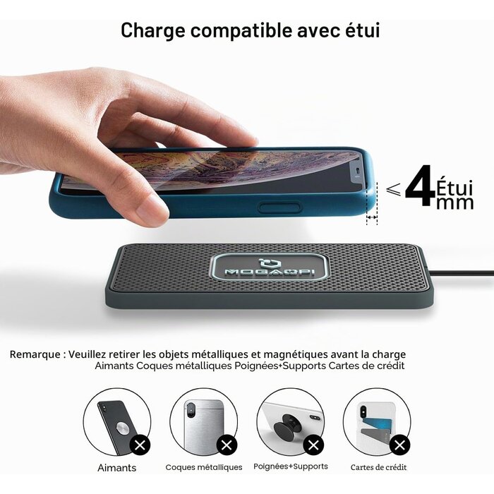 Chargeur voiture sans fil 15W + double port USB 20W : jusqu'à -56% de remise