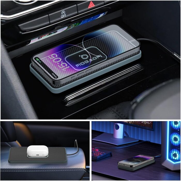 Chargeur voiture sans fil 15W + double port USB 20W : jusqu'à -56% de remise
