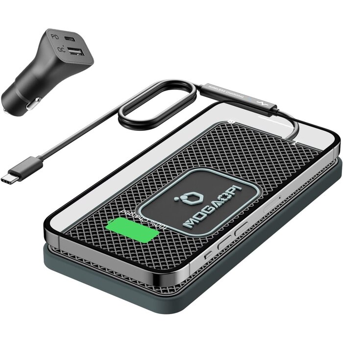 Chargeur voiture sans fil 15W + double port USB 20W : jusqu'à -56% de remise
