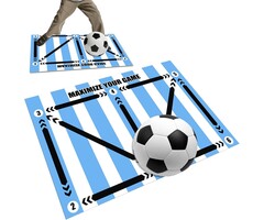 Tapis d'entraînement de football 60x90cm - Jusqu'à -54% sur une sélection