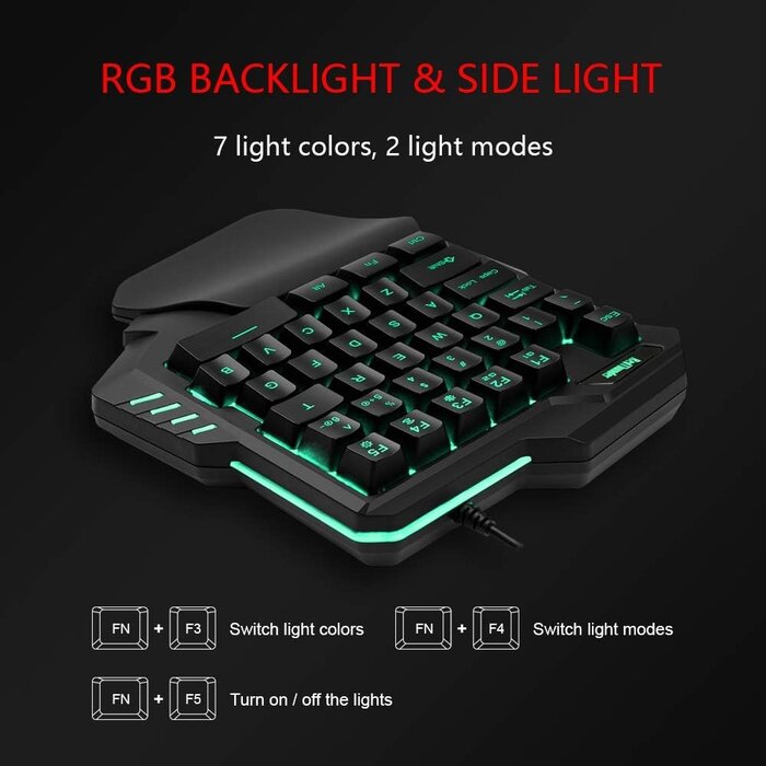 Kit Clavier Gaming 35 touches et Souris 6400 DPI - Jusqu'à 60% de remise