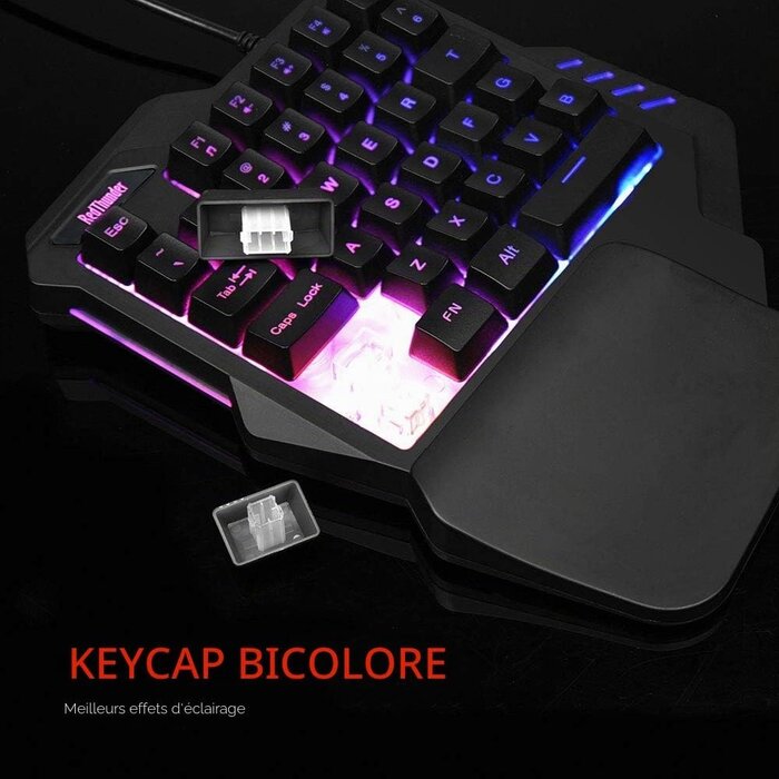 Kit Clavier Gaming 35 touches et Souris 6400 DPI - Jusqu'à 60% de remise