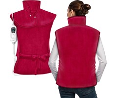 Coussin Chauffant Électrique 60x85cm - Rouge Vin - Jusqu'à -52% sur l'Outlet
