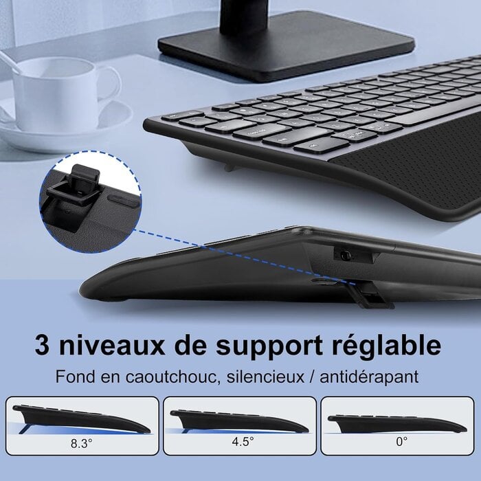 Citlla Clavier sans fil multi-appareils rétroéclairé - Jusqu'à 61% de réduction