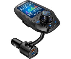 Transmetteur FM Bluetooth voiture avec écran 1,8" - Jusqu'à 58% de remise
